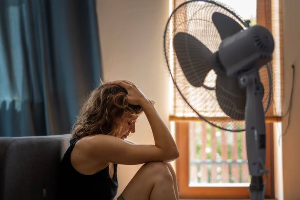 0_Depresse-Young-woman-suffering-from-heat-sitting-at-home-on-the-floor-in-front-of-a-fan-384134097