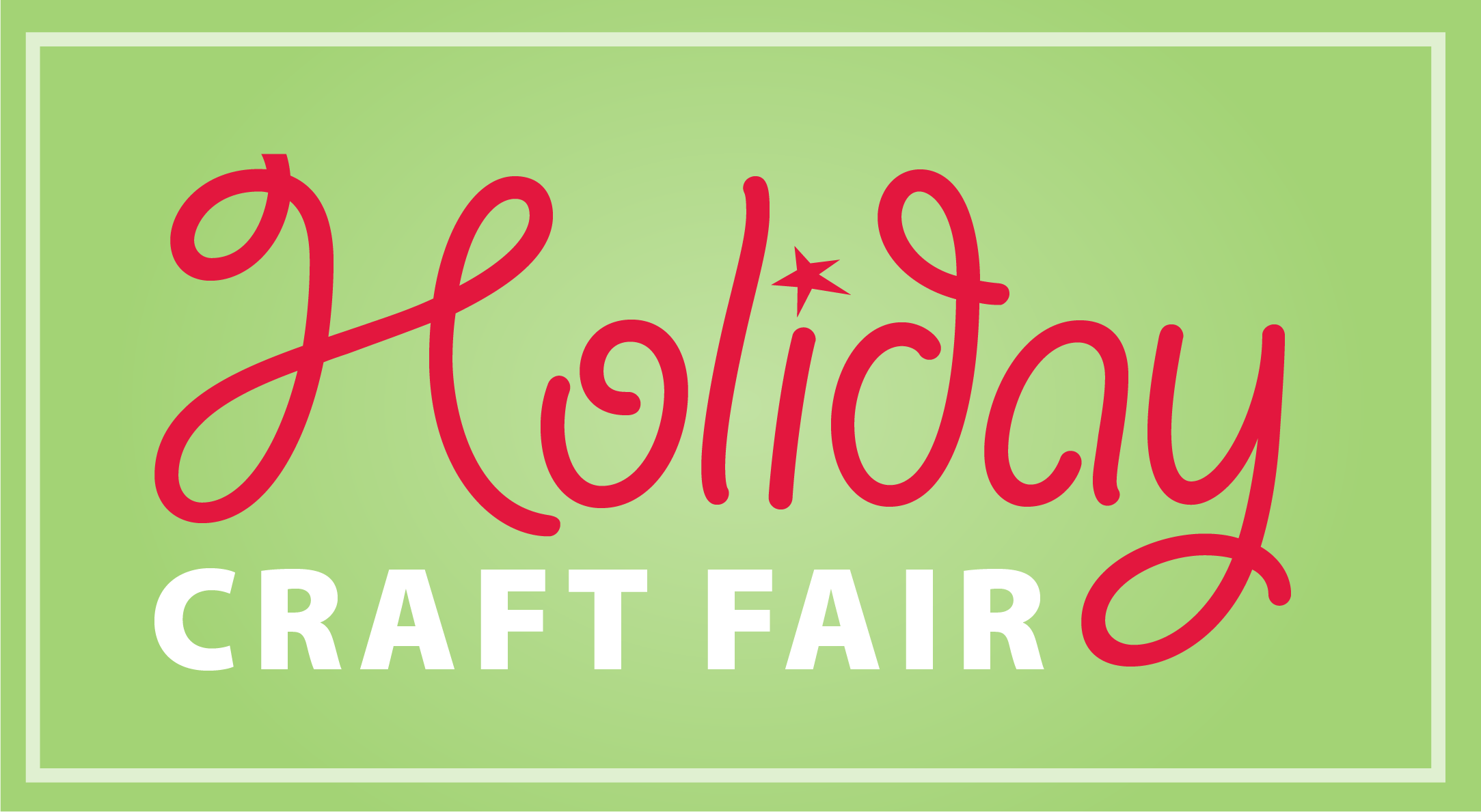 Holiday Craft Fair Logo