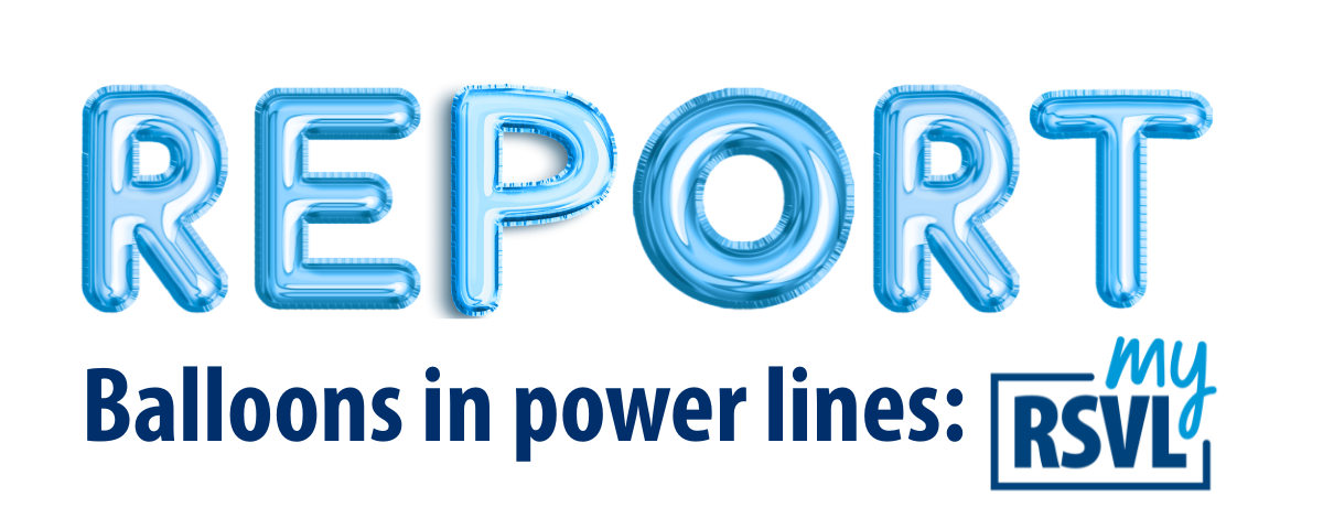 Report balloons in powerlines via My Roseville link