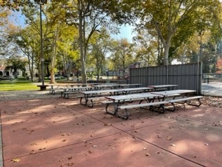 Royer Park Picnic Area tables