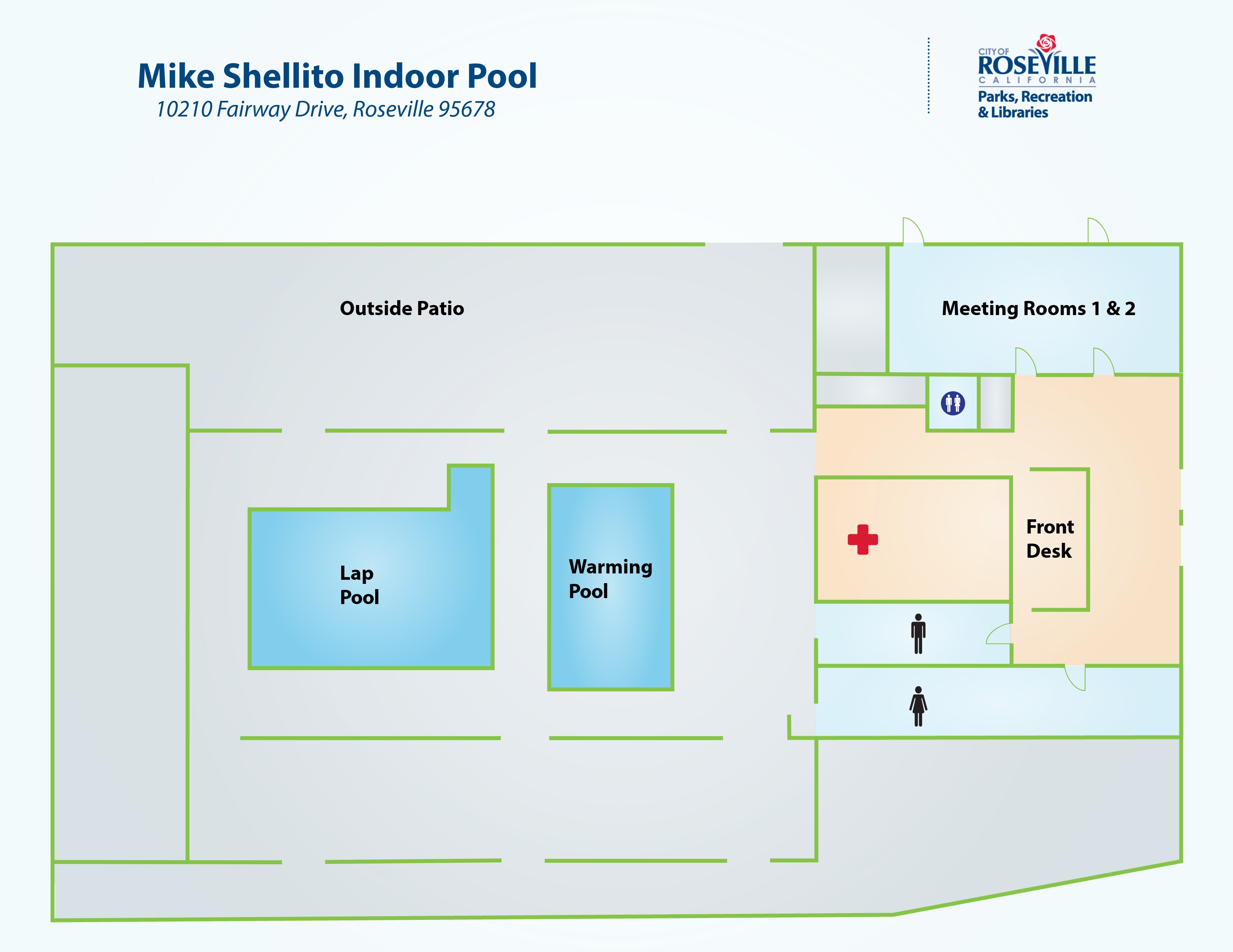 Mike Shellito Indoor Pool Facility Map (Updated)