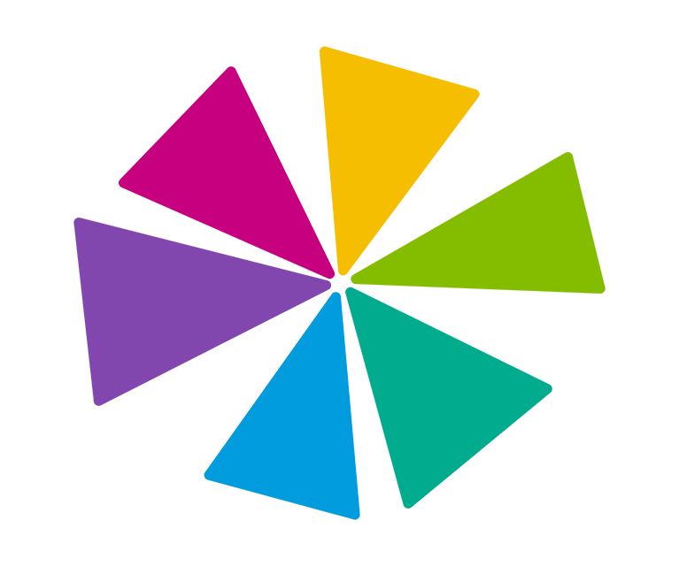 The Utility Exploration Center Logo pinwheel