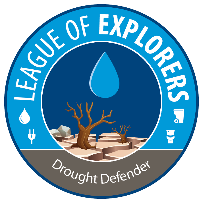 League of Explorers  Drought Defender Badge