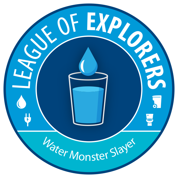 League of Explorers Water monster slayer badge